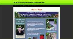 Desktop Screenshot of blalocklandscaping.com